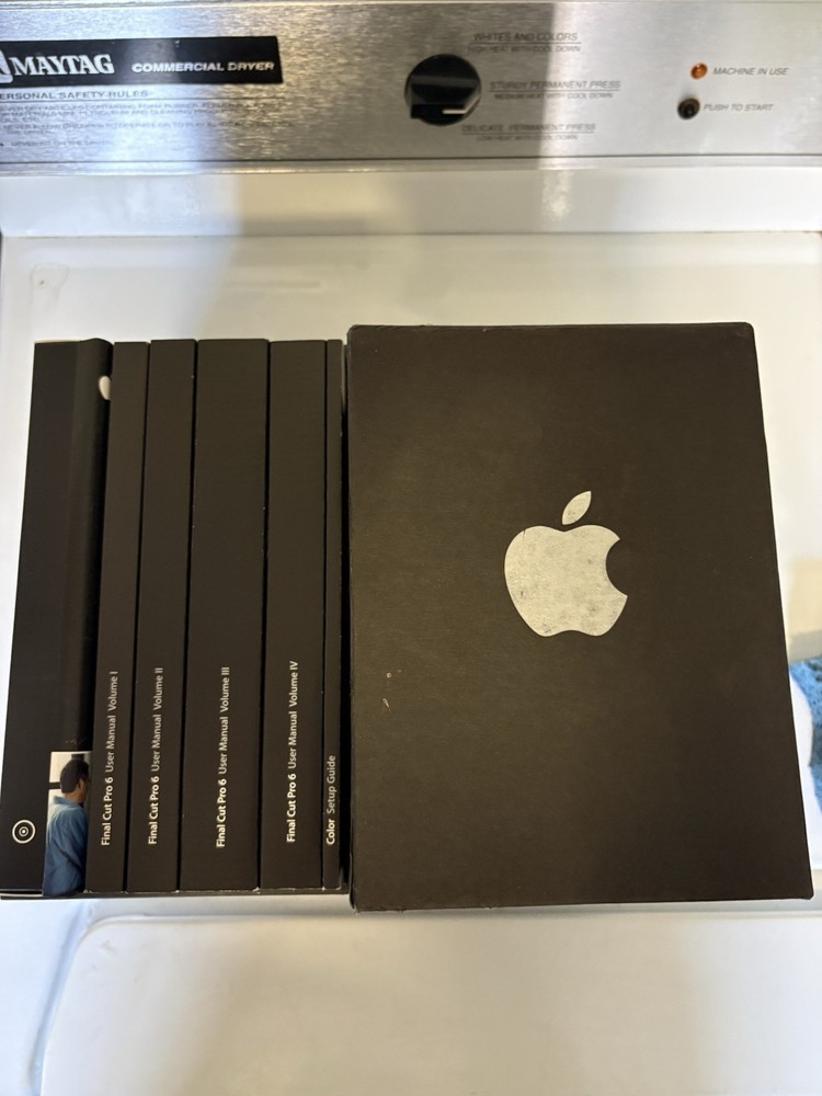 Apple Logic Studio Final Cut Pro 6 Box Set Manuals Discs