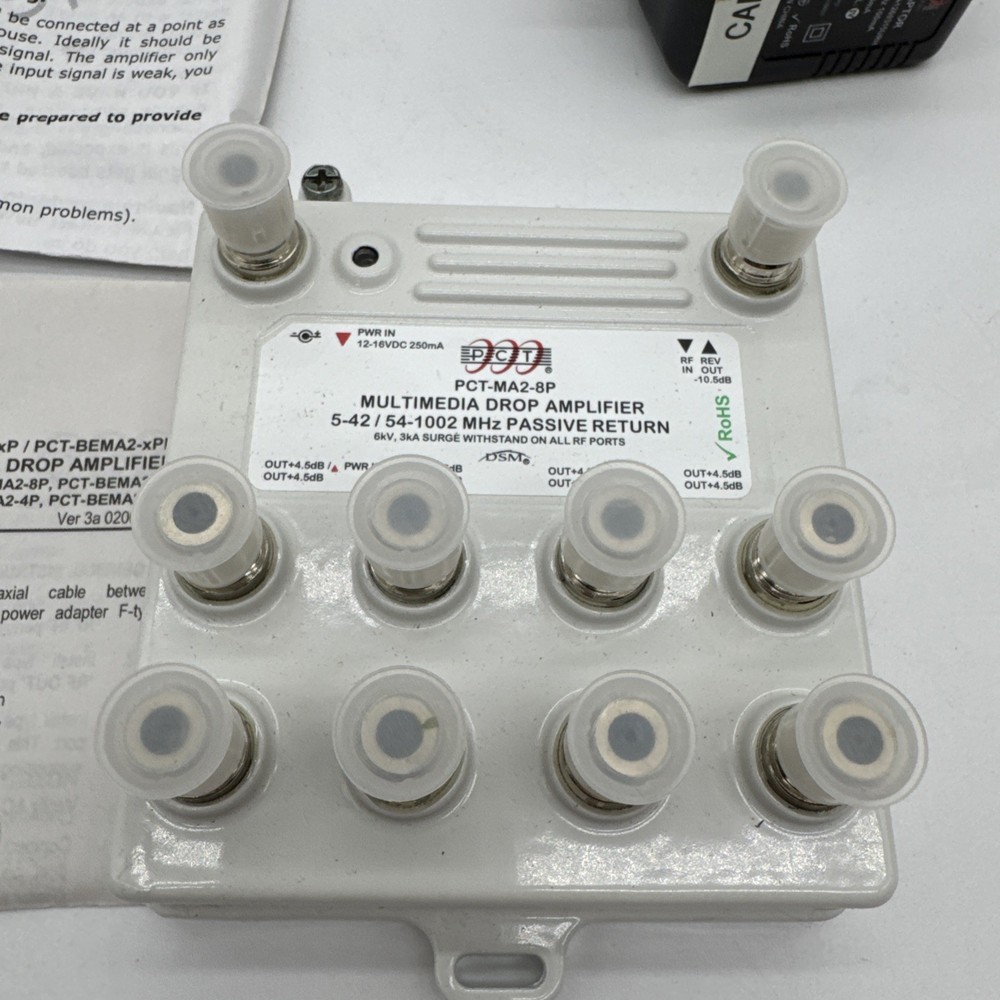 PCT-MA2-8P Multimedia Drop Amplifier