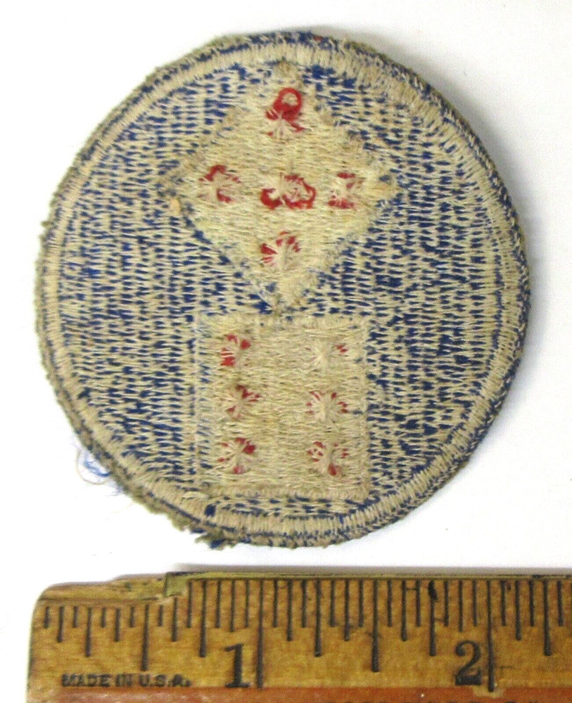 WWII 11th ARMY CORPS dice embroidered uniform Patch mb