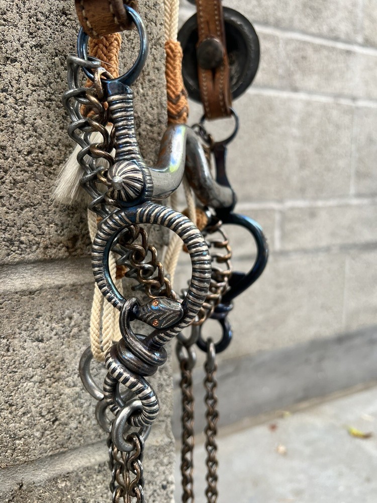 Sterling silver Owl bridle