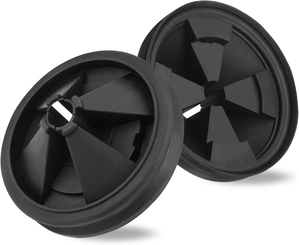 Garbage Disposal Splash Guard, 2 Pack Upgraded EPDM Rubber Drain Insert for