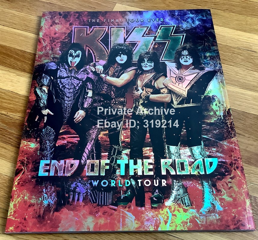 KISS Gene Simmons End of the Road Japan Tour 2019 Concert Program Book V4