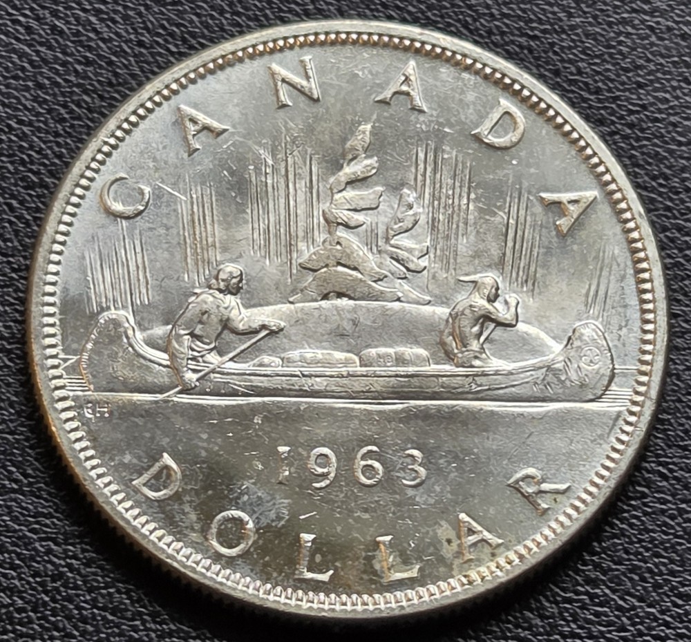 1963 Silver Dollar Canada - 80% Silver - Great Condition
