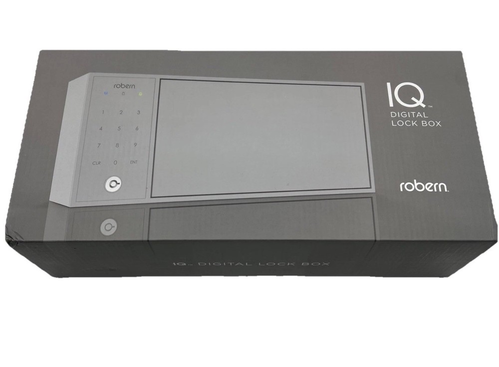 Robern IQ Digital Lock Box Electronic Safe Secure Storage for Meds & Valuables