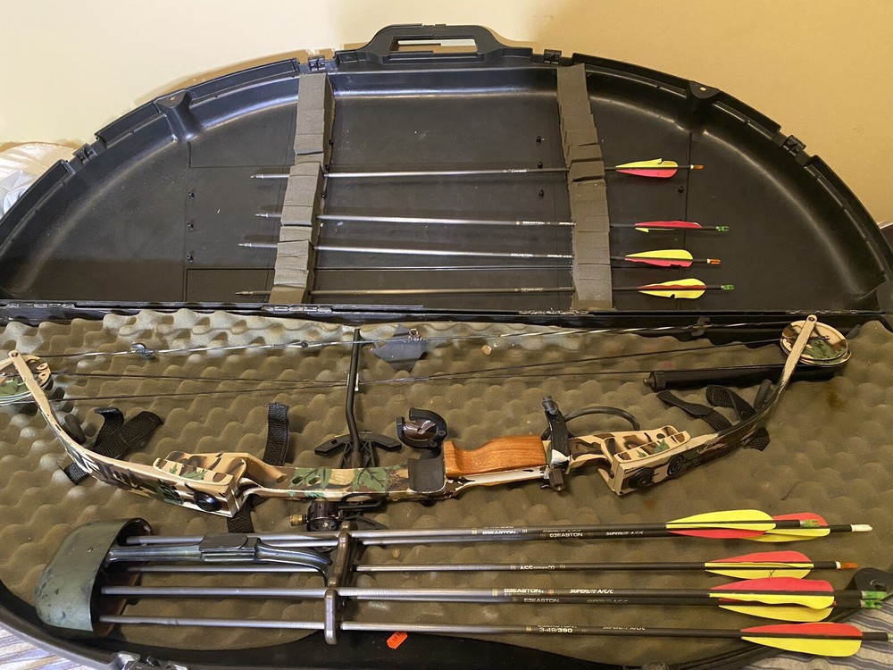 Bullet 225 compound bow left hand used READ DESCRIPTION