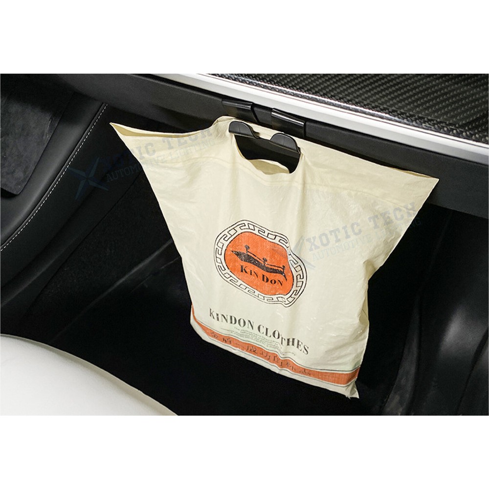 Fit Tesla Model 3/Y ABS Console Hidden Armrest Extra Storage Box & Hanger Hook