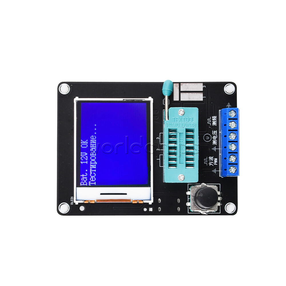 GM328A Transistor Tester Diode Capacitance Inductance ESR Volt Frequency Meter