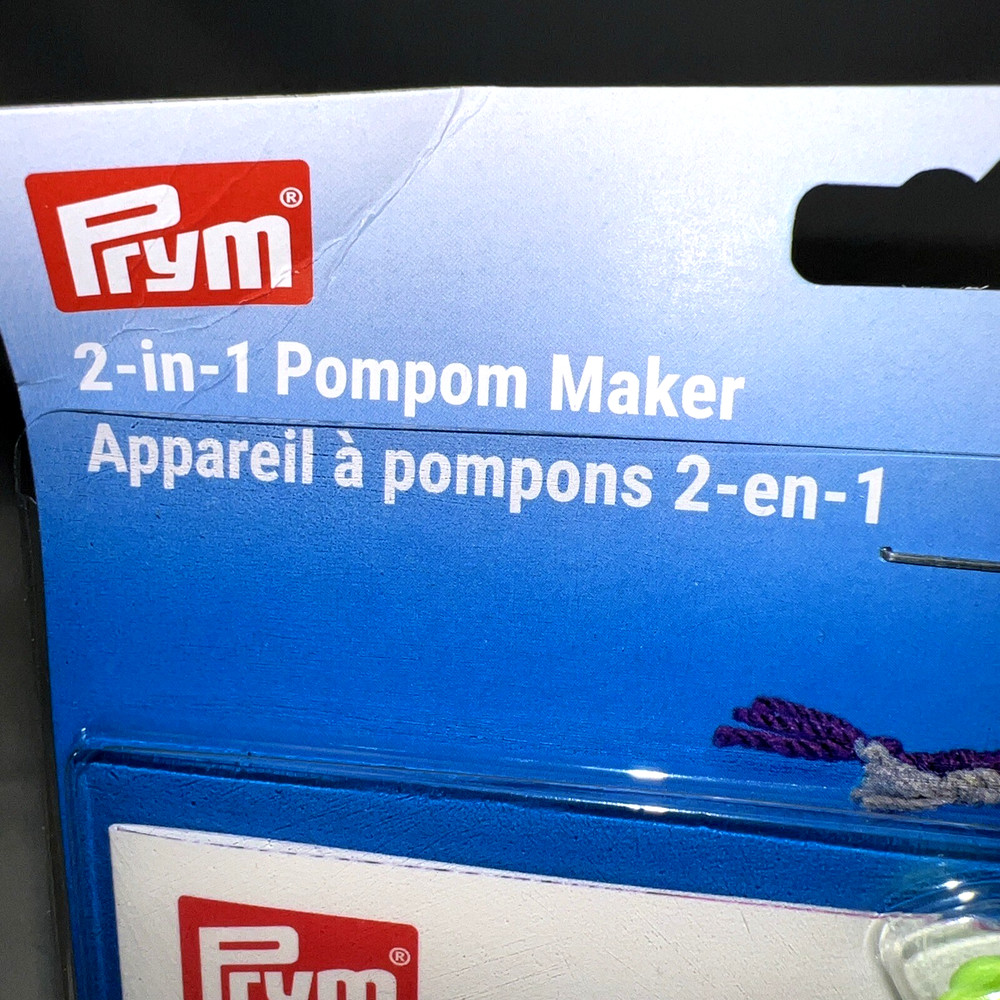 New Crafts Prym Pompom Maker Large 2 in 1, 7cm - 9 cm includes instructions