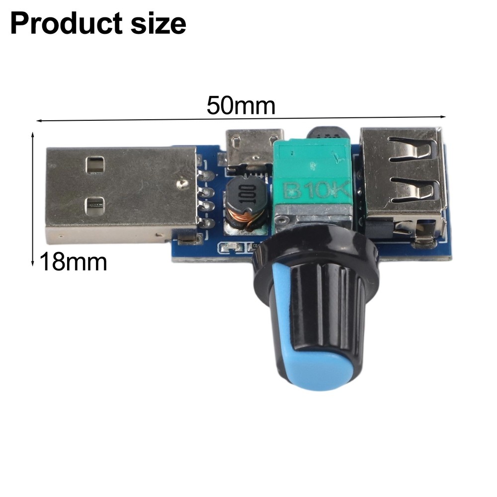 5W For USB Fan Speed Control Module for Variable Airflow Adjustment Needs