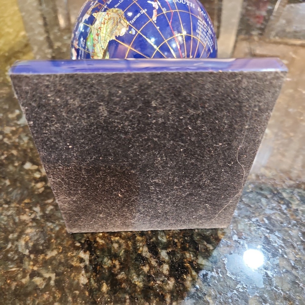 Small Lapis Gemstone Globe