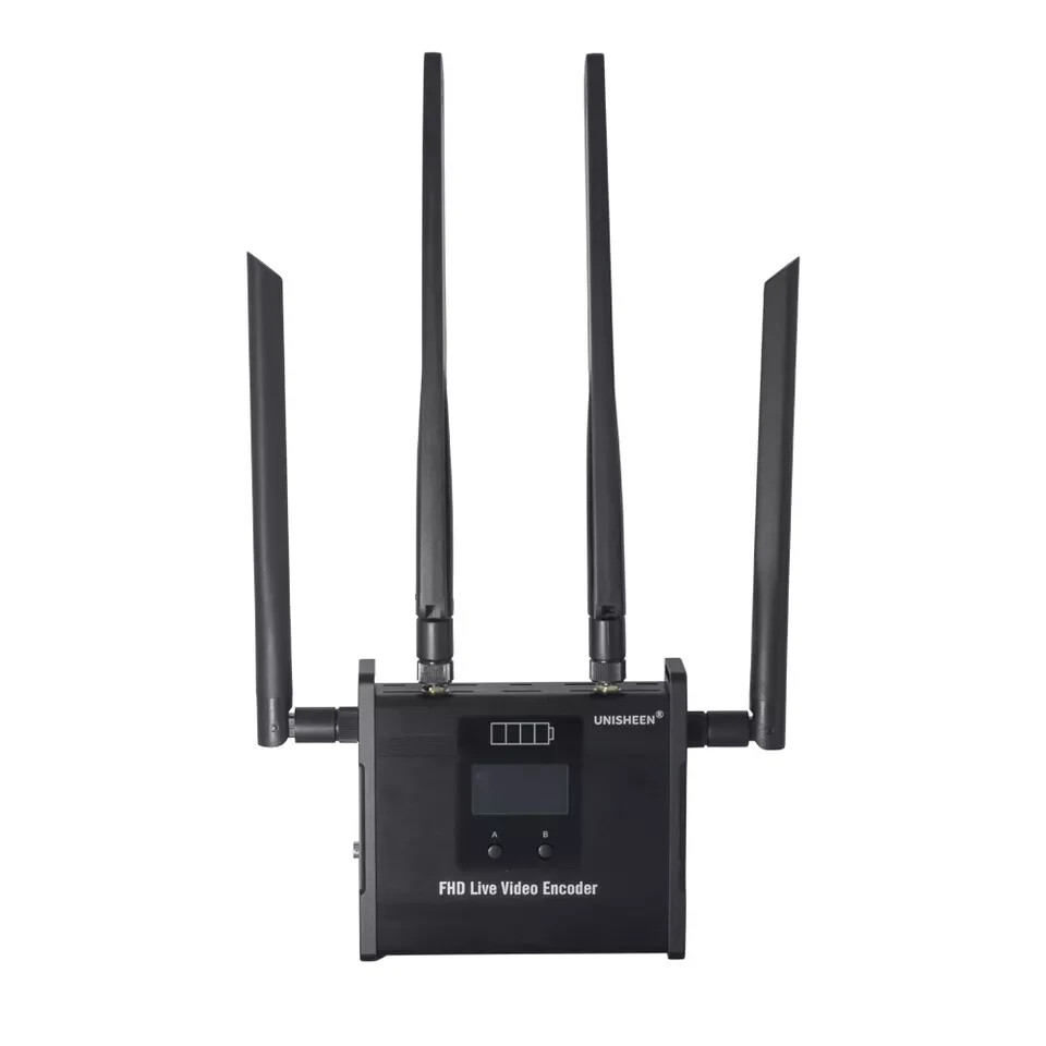 4G Video Encoder-H.264 & H.265 Low Latency Live Stream Transmitter for IP Broadc