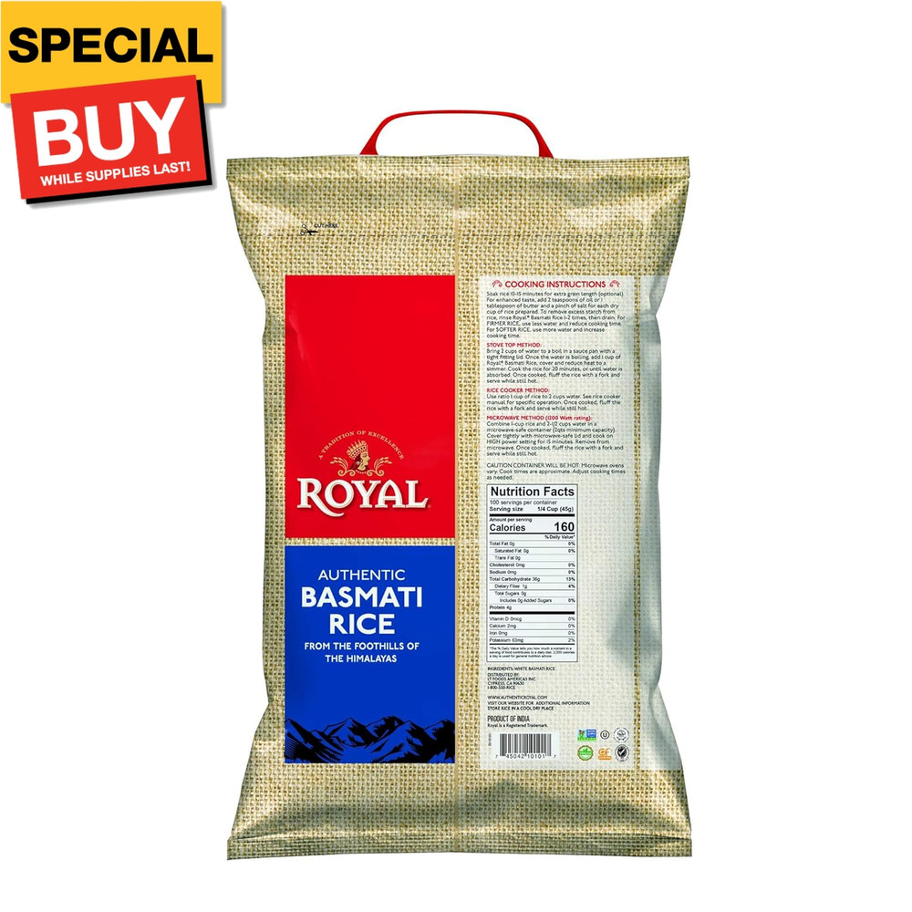 White Basmati Rice, 10lb