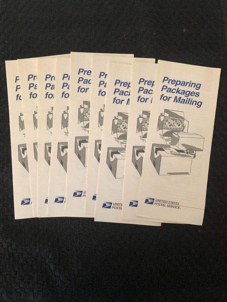 Vintage USPS Pamphlets: Preparing Packages for Mailing