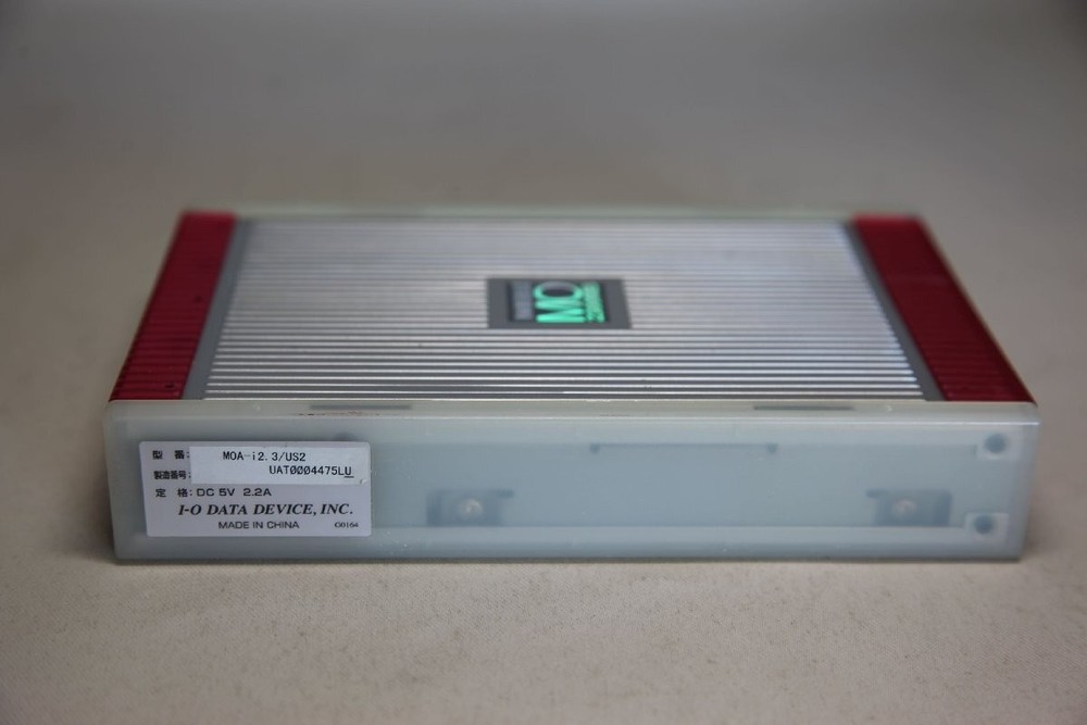 I・O DATA MO Drive MOA-i2.3/US2 with iConnect MO Storage Device Untested