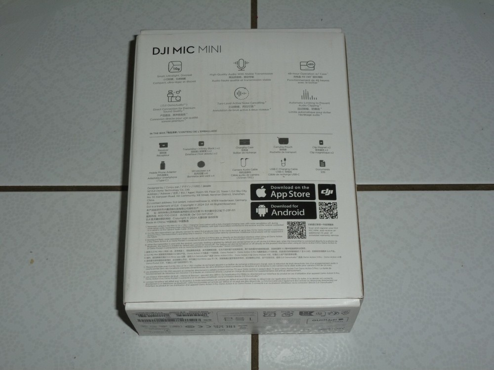 DJI Mic Mini 2-Person Compact Wireless Microphone System - Open Box!!