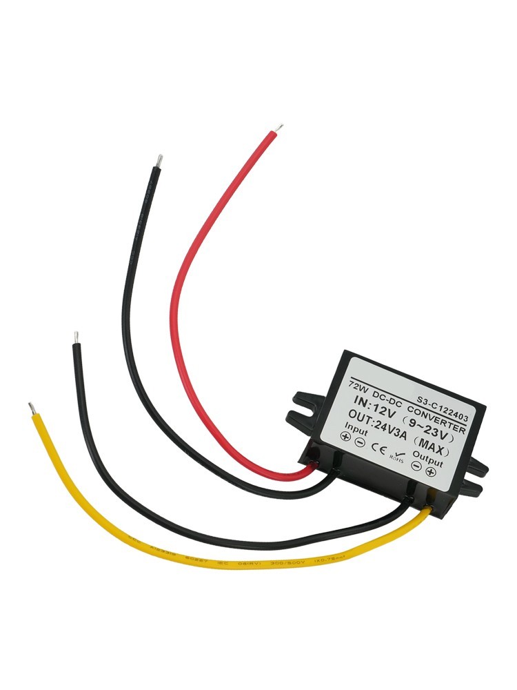 Efficient Step Up DC Converter from 12 Volt to 24 Volt with Smart Chip