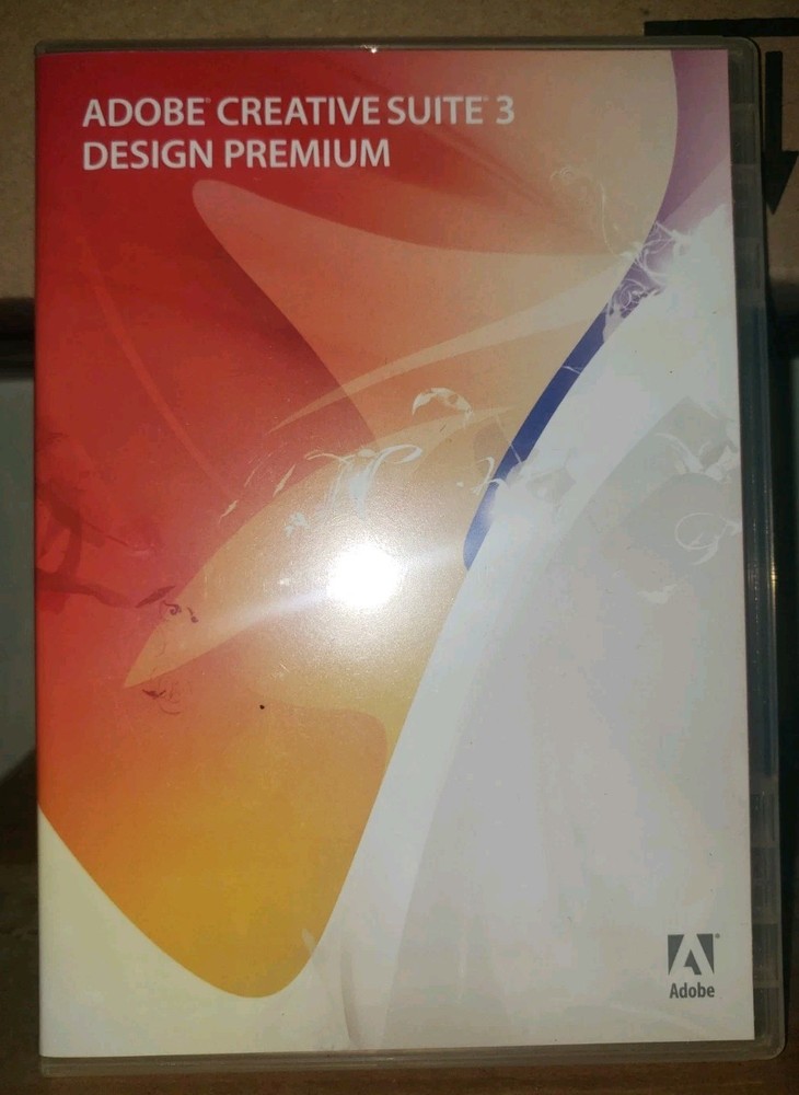 Adobe Creative Suite 3 Design Premium CS3 Mac DVD Vintage Software
