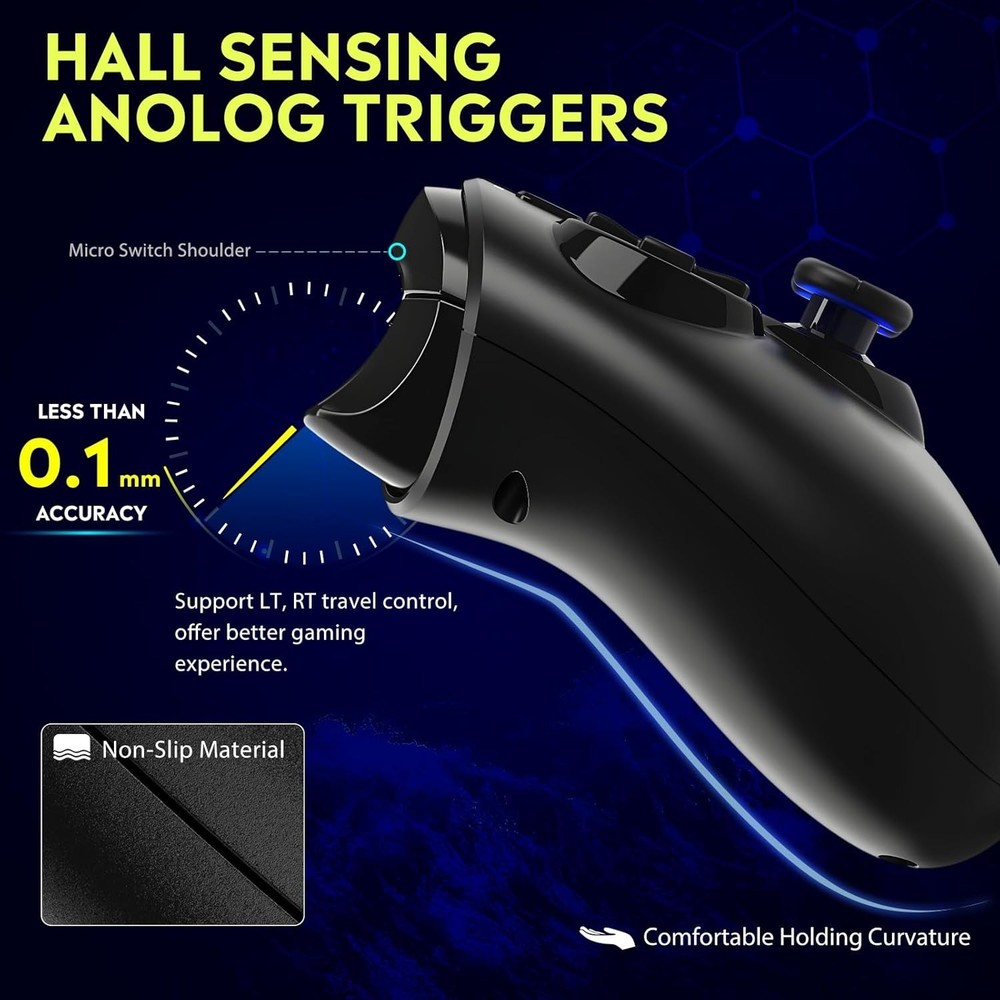 Spark N5 Wireless Controller for Pro Slim PS3 PS2 Steam Deck PC Windows Mac Ios