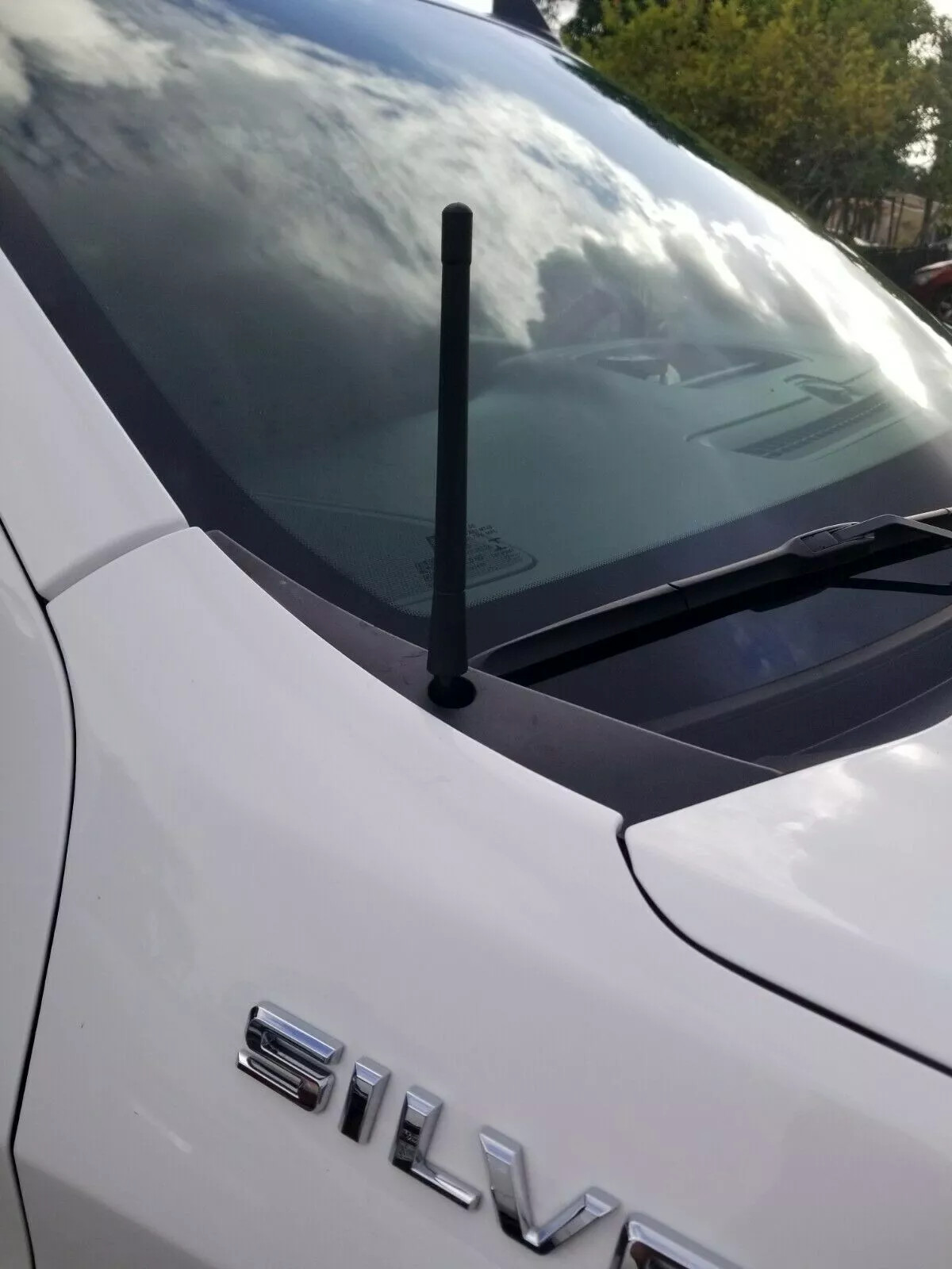 7" Short Black Rubber Antenna Mast Radio AM/FM for Chevrolet Silverado 2006-2025