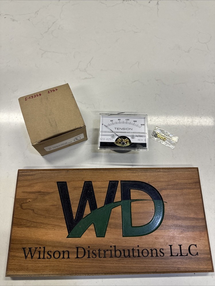 Dover Flexo electronics 323-0251 Tension Panel Meter 0-200 New In Box