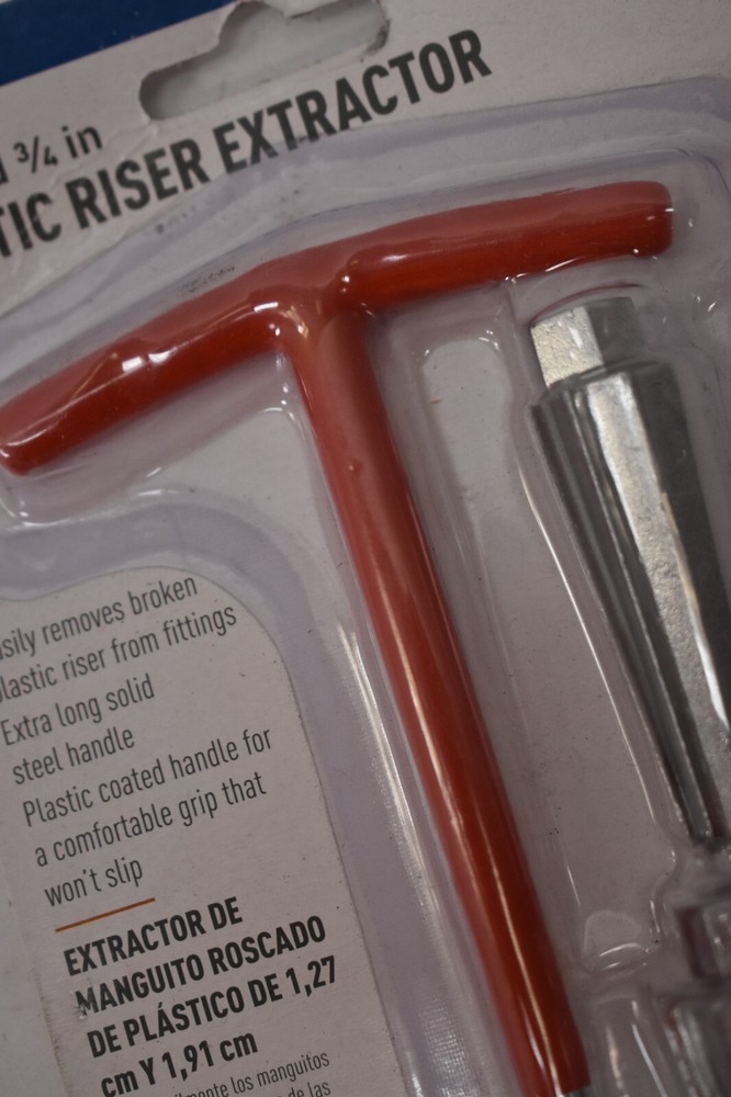 Orbit 1/2" & 3/4" Plastic Riser Extractor Pipe Nipple Replacement Red Tool 26076