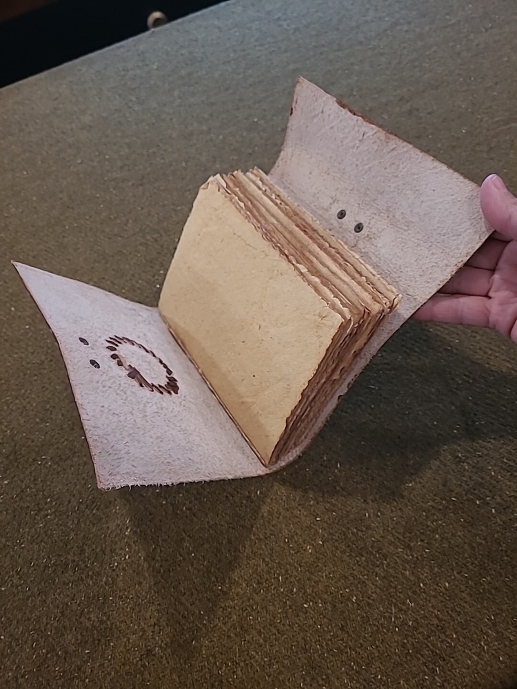 Leather Chakra Stone Sketchbook Dairy Journal