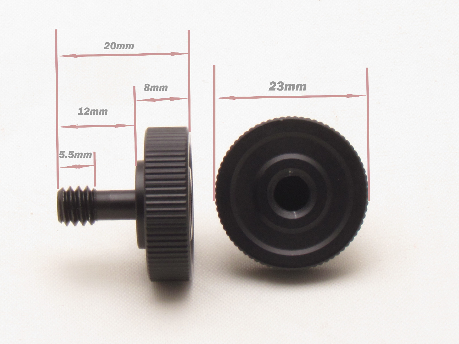 1/4" Male to 1/4" Female Screw Adapter Hot Cold Shoe Tripod Camera Flash Bracket
