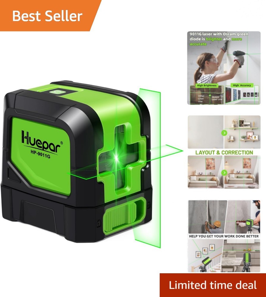 Professional 100Ft Self-Leveling Green Laser Level with 360° Magnetic Function
