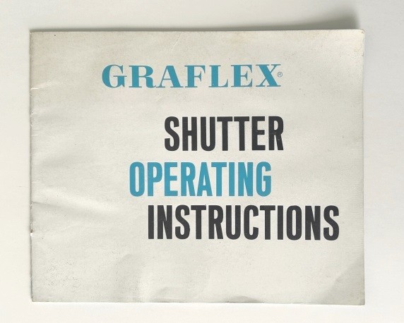 Graflex Shutter Operating Instruction Manual