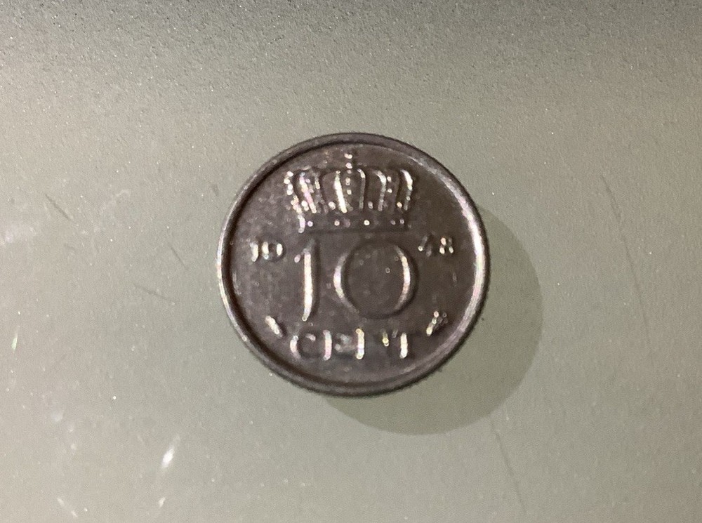Netherlands 10 Cent 1948 Circulated