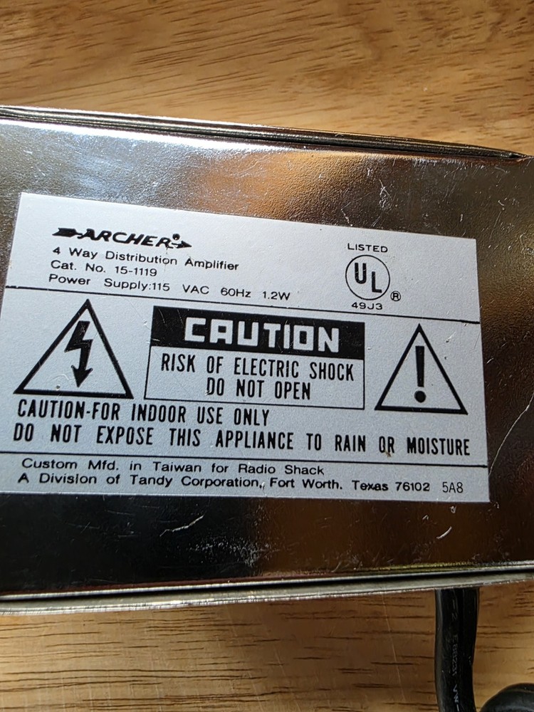 Archer 4-Way Amplifier 15-119