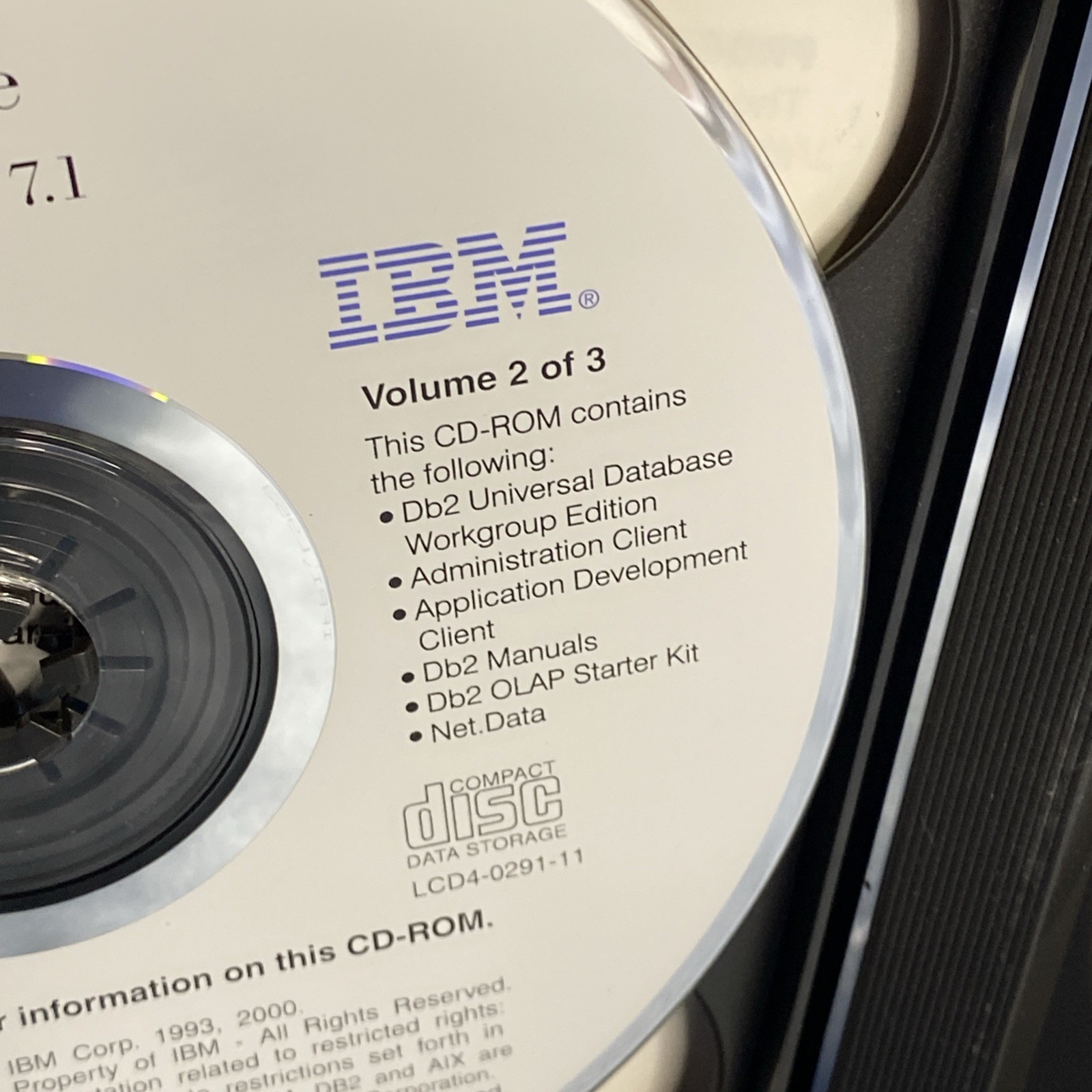 UNUSED! IBM AIX V4 Bonus Pack 3 Disc CD Software 5765-C34 with DB2 UDB V7.1
