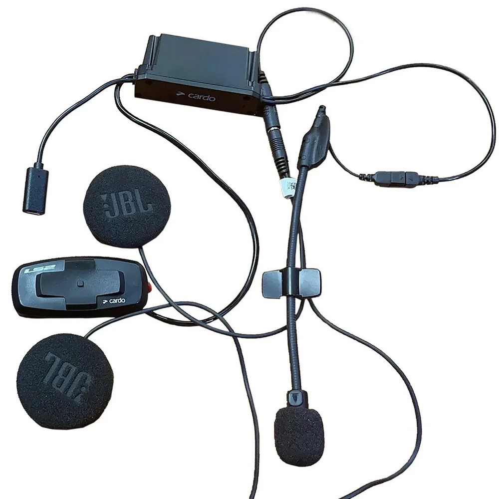 LS2 4X CARDO BLUETOOTH INTERCOM Motorbike Helmet Audio Intercom Headset