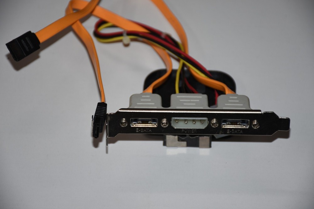 New! ASUS Universal 2  E-SATA Port external rear panel Bracket