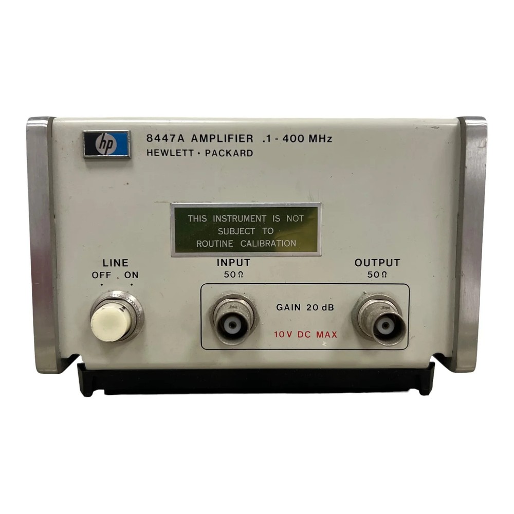 8447A HP RF Amplifier 0.1-400MHZ 20db Gain