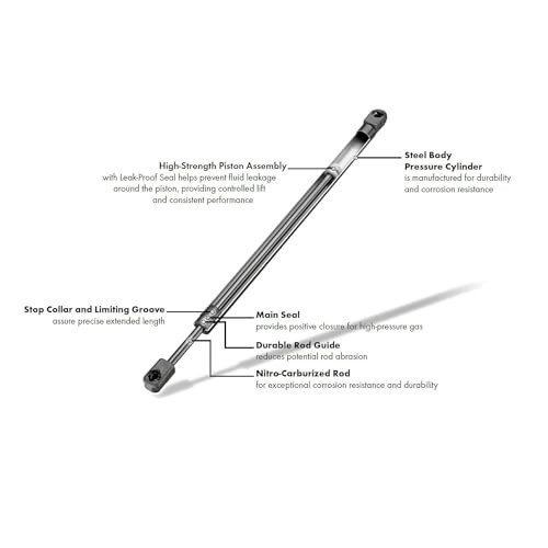 16.38 Inch 2Pcs Liftgate Trunk Struts Lift Supports Compatible with Toyota