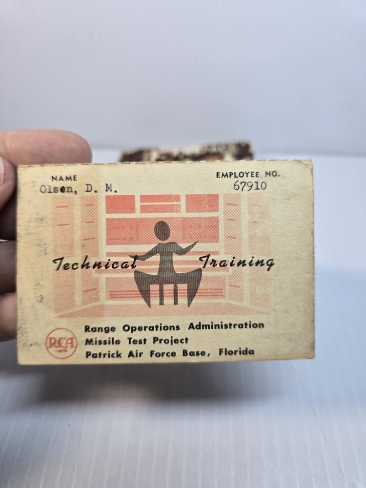 1965 TRW Space Data Pocket Handbook W/ Range Operations Tech Training Card