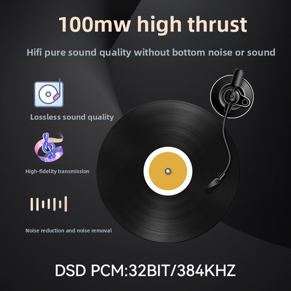 Type-C Digital Decoding Headphone Amplifier CX31993 Chip 3.5mm Adapter4336