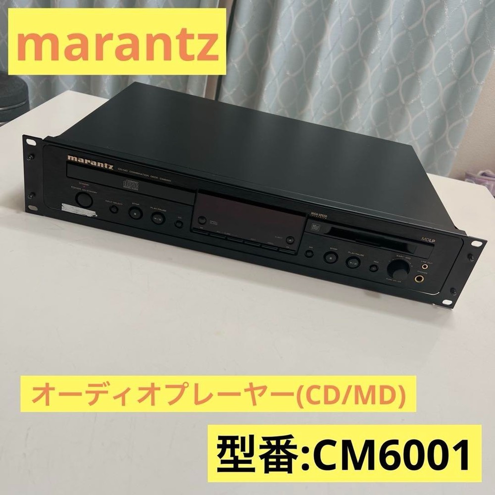 USED  Marantz CM6001 CD/MD Combination Player 　black  All Function