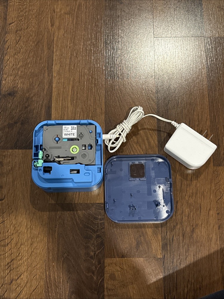 Brother P-touch Cube Bluetooth Label Printer - Blue (PT-P300BT)