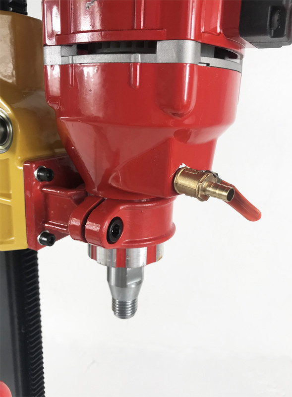 220V Diamond Core Drill Concrete Machine, five drill bits included.