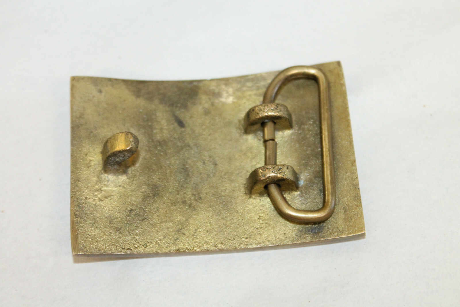 Antique Style Military Civil War Confederate CSA Belt Buckle Square SOLID Brass