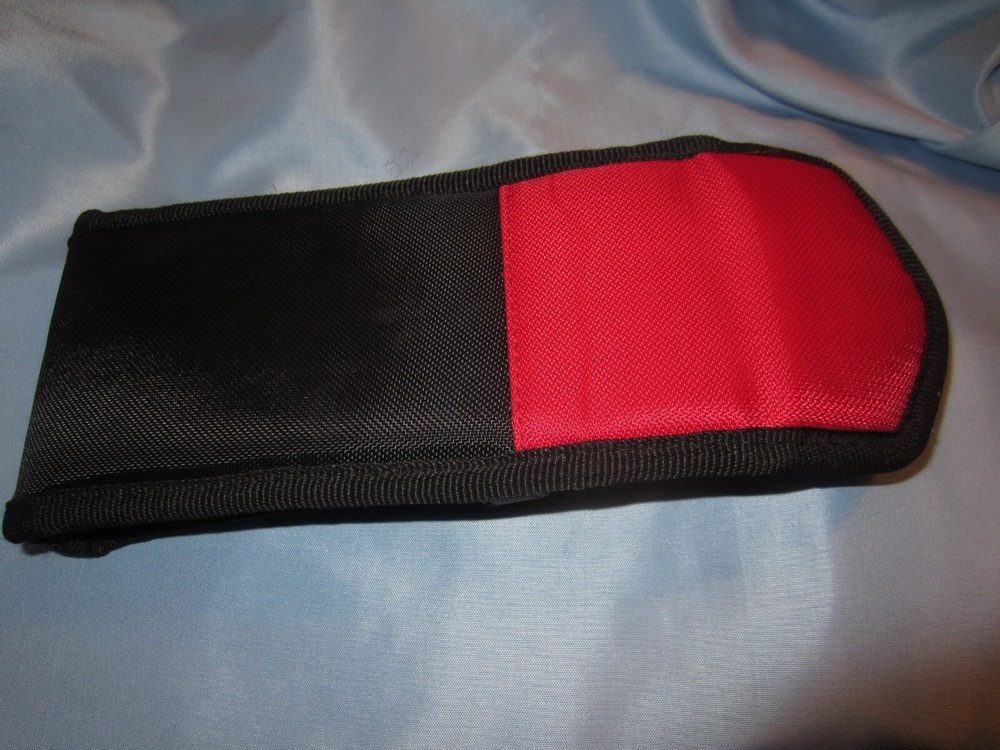 Nintendo DS Storage Case Pouch Red Black