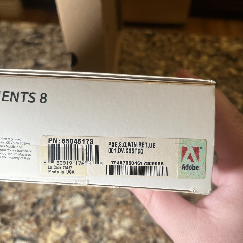 Adobe Photoshop Elements 8 Editing Software Including Bonus Disc