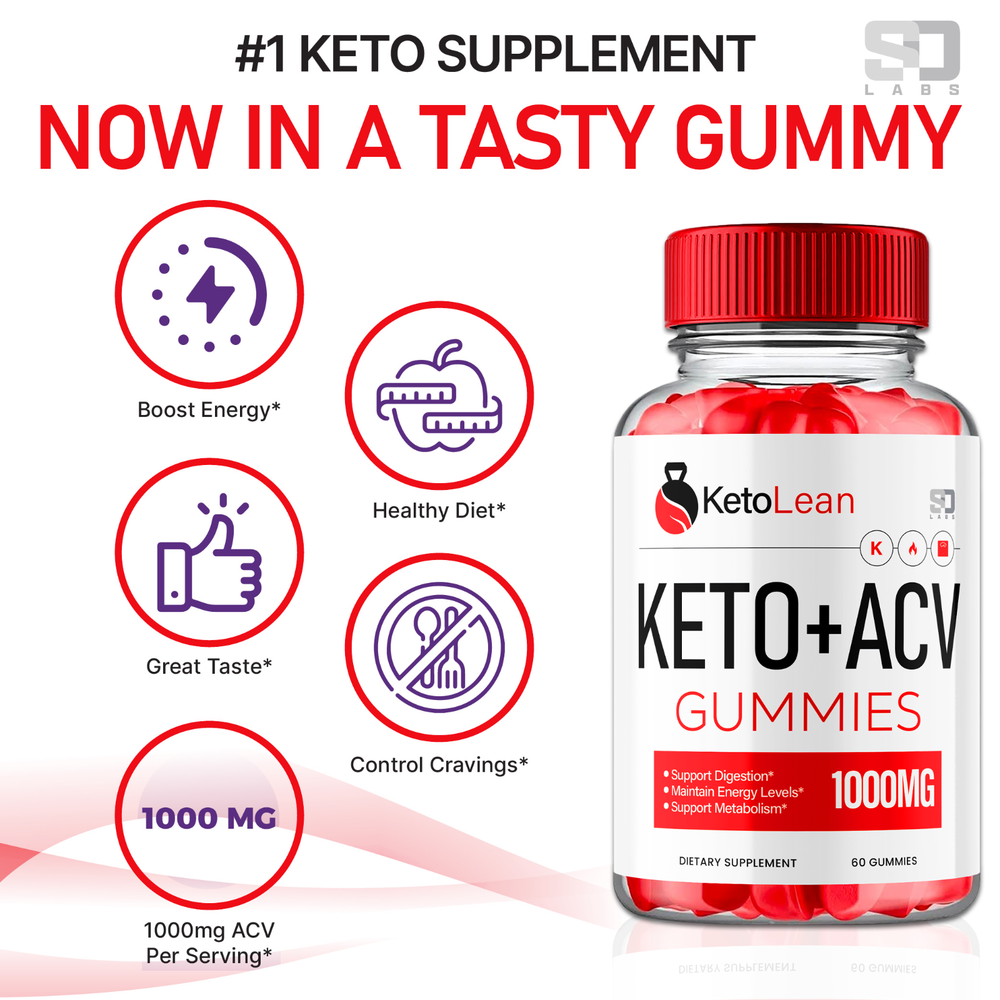 Keto Lean ACV Gummies - KetoLean ACV Maximum Strength for Body Shaping (1 Pack)