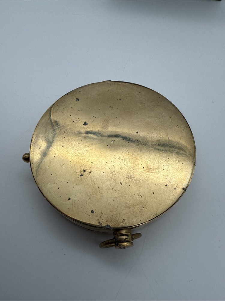 Pocket Compass Authentic Models CO003 BRASS Replica W/Box