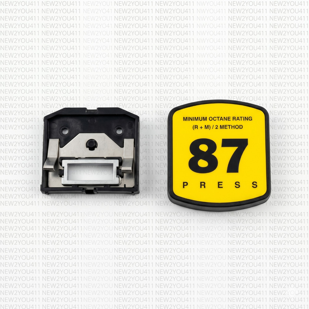 Veeder-Root/Gilbarco M06139A001 Grade Select Rounded Button-With 87 Octane Decal