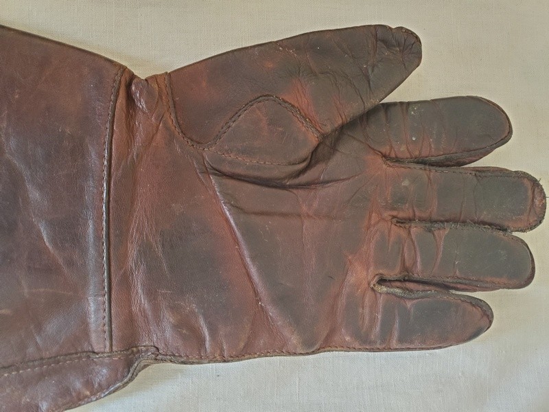German flight pilot gloves mitten WWII Russian