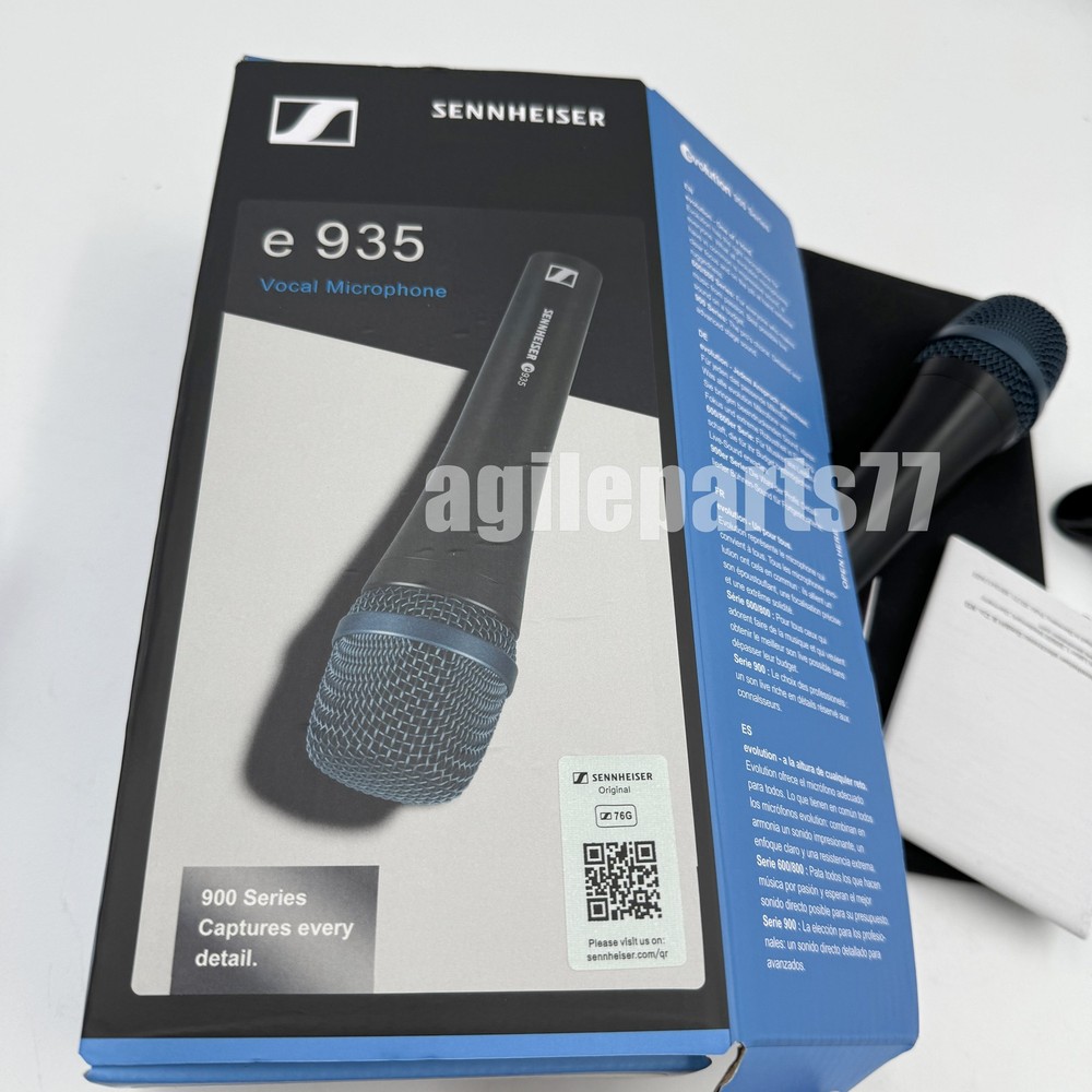 Sennheiser E935 Dynamic Vocal Performance Handheld Microphone Cardioid Black New