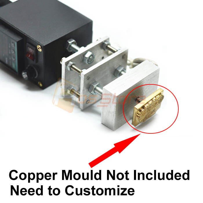 Hand Operate Marking Leather Printer Creasing Branding Machine Hot Foil Stamping